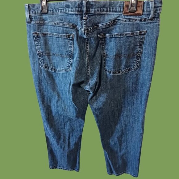 Lucky Brand 221 Straight Mens  Blue Denim Jeans Mid-Rise 40x30 - Picture 3 of 13